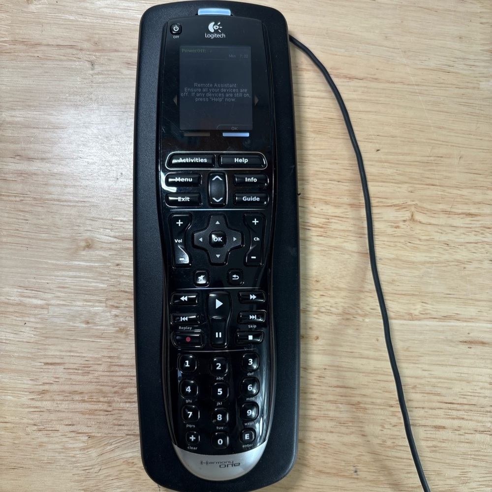 Logitech Harmony One Universal Remote Control  W/ Charging Dock Power Adapter